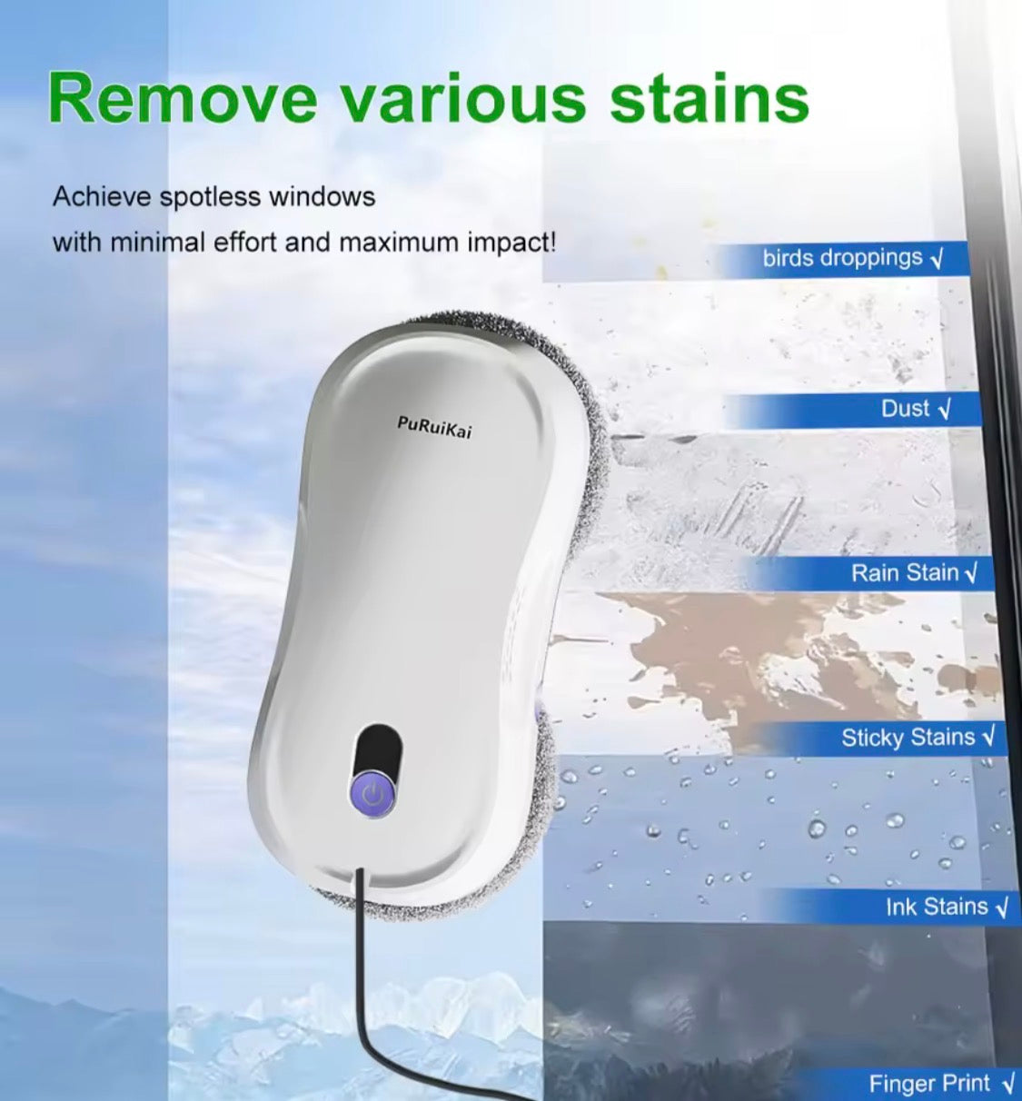 Luxury Automatic Window Cleaning Robot